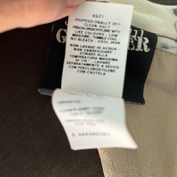 ✨HOST PICK✨ JEAN PAUL GAULTIER FEMME PEARL AND BIRD PRINT DRESS - MADE IN ITALY - Picture 9 of 9